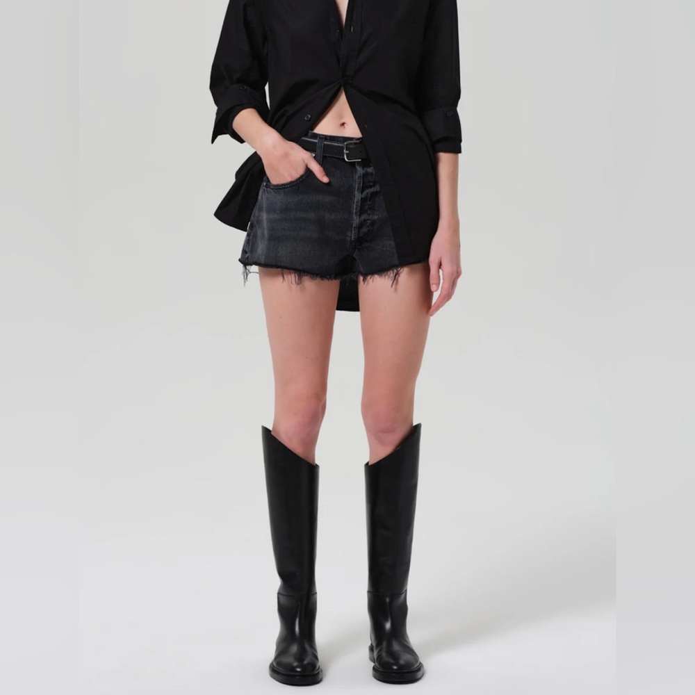 Citizens Of Humanity Loro Shorts in Vintage Black